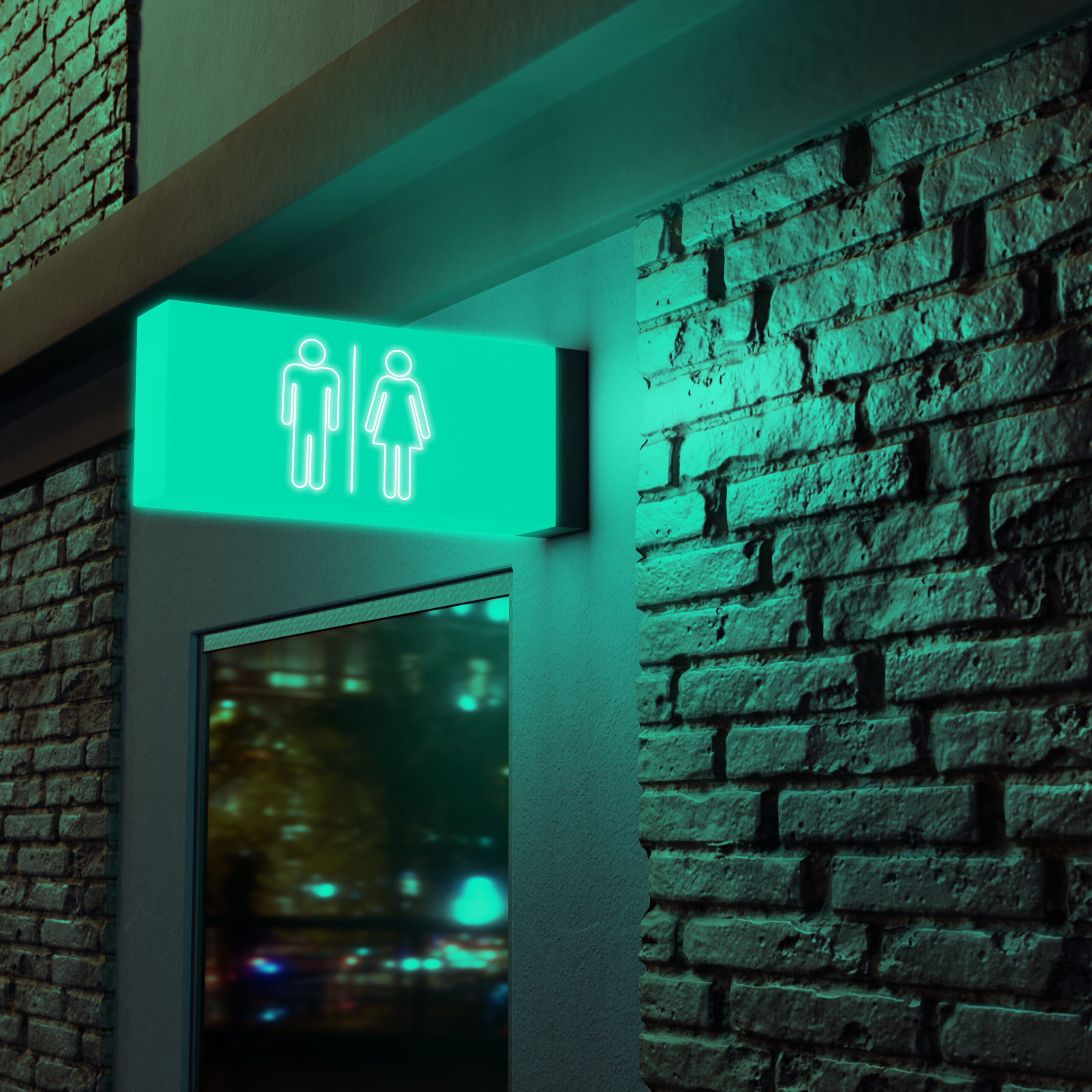 letrero-de-bano-con-luz-de-neon-en-la-noche